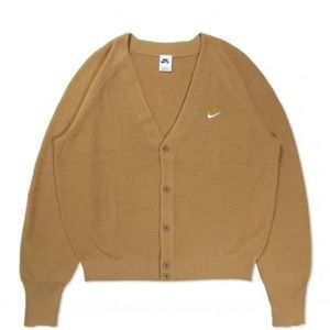 NIKE SB SKATE WOOL POLYESTER BLENDED CARDIGAN SWEATER